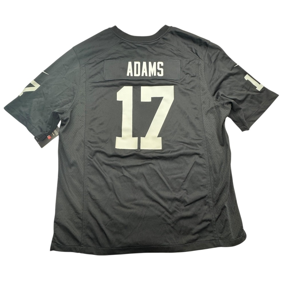 Las Vegas Raiders Jersey Mens XXL Black NFL Football Davante Adams Nike On Field